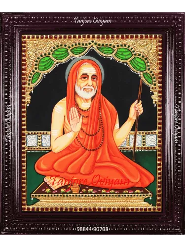 Authentic Kanchi Periyava Tanjore Painting 
